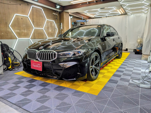 BMW・318iMスポーツ(経年車コース)　アンビエントガラスコーティング　東京都板橋区からお越しいただきました