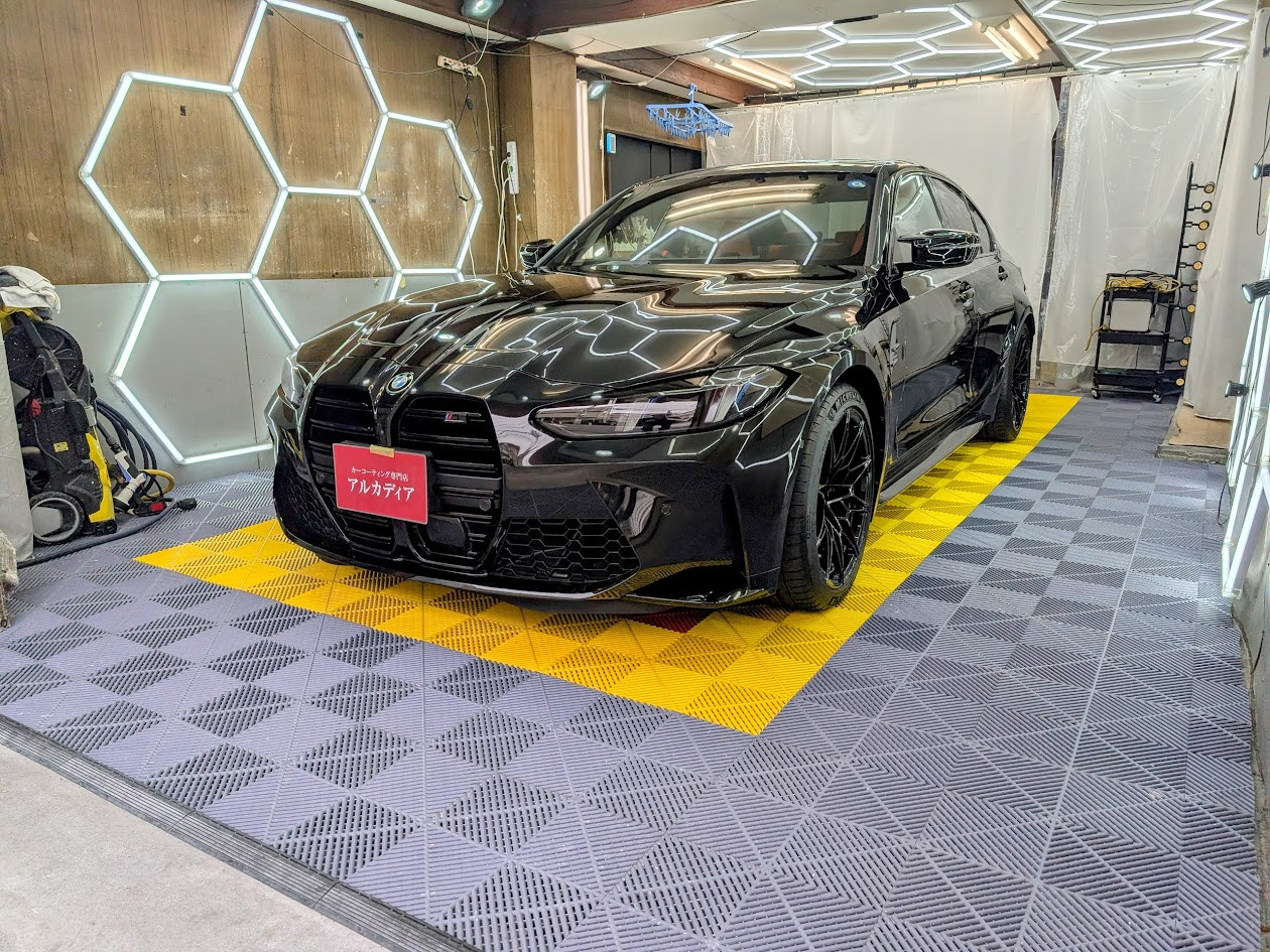 BMW・M3(新車コース)　G’ZOXガードグレイズ、ホイールコート　東京都板橋区からお越しいただきました
