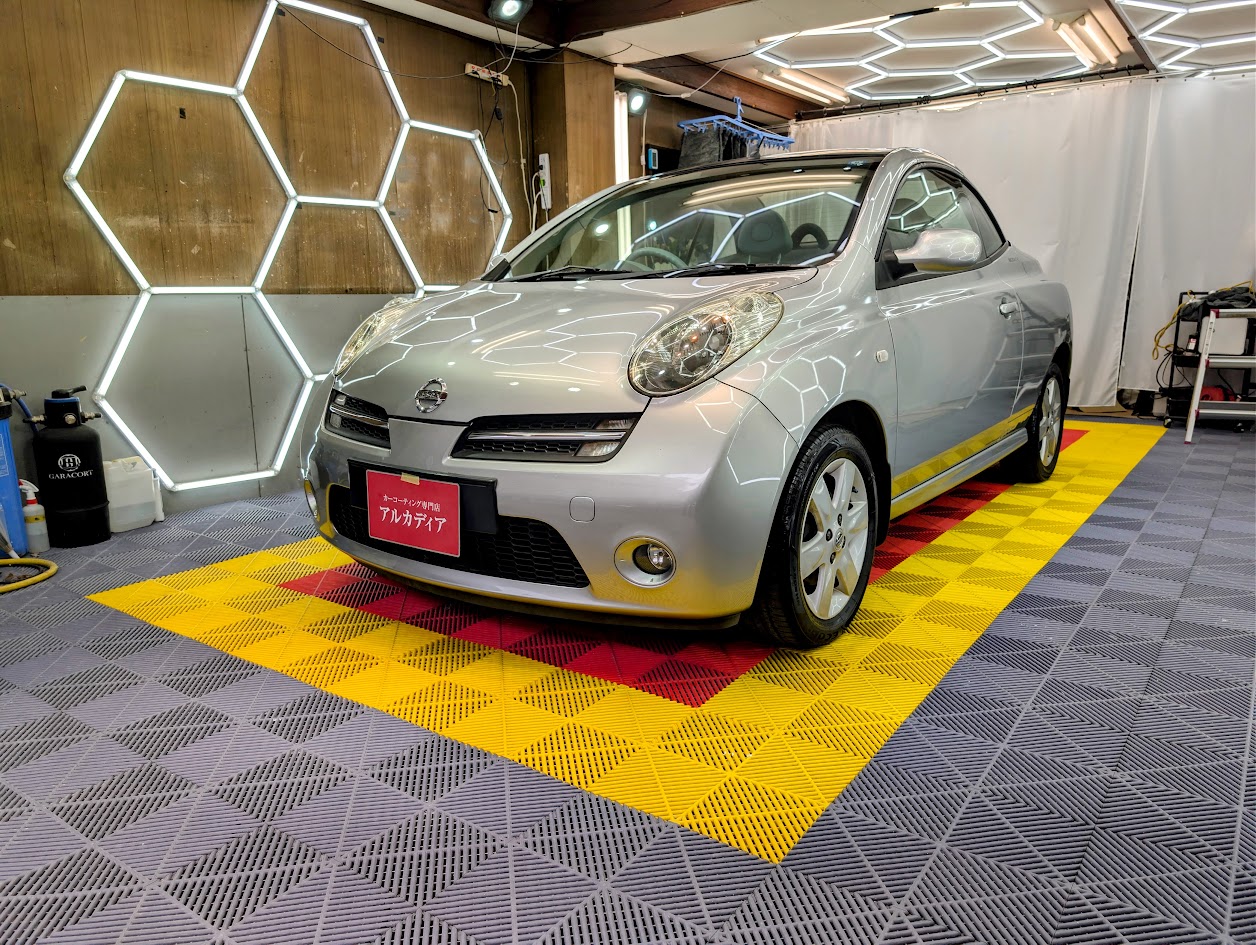 日産・マイクラC+C(経年車コース)　G’ZOXガードグレイズ　東京都板橋区からお越しいただきました