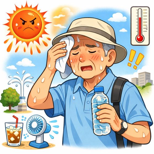 早くも真夏日 