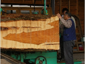 持ち込み材製材が出来る製材所を探して千葉県から古木を持ち込みです。