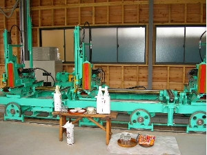 今までよりも製材効率アップしました。持ち込み材の製材のお客様、注文製材のお客様に対応しています。