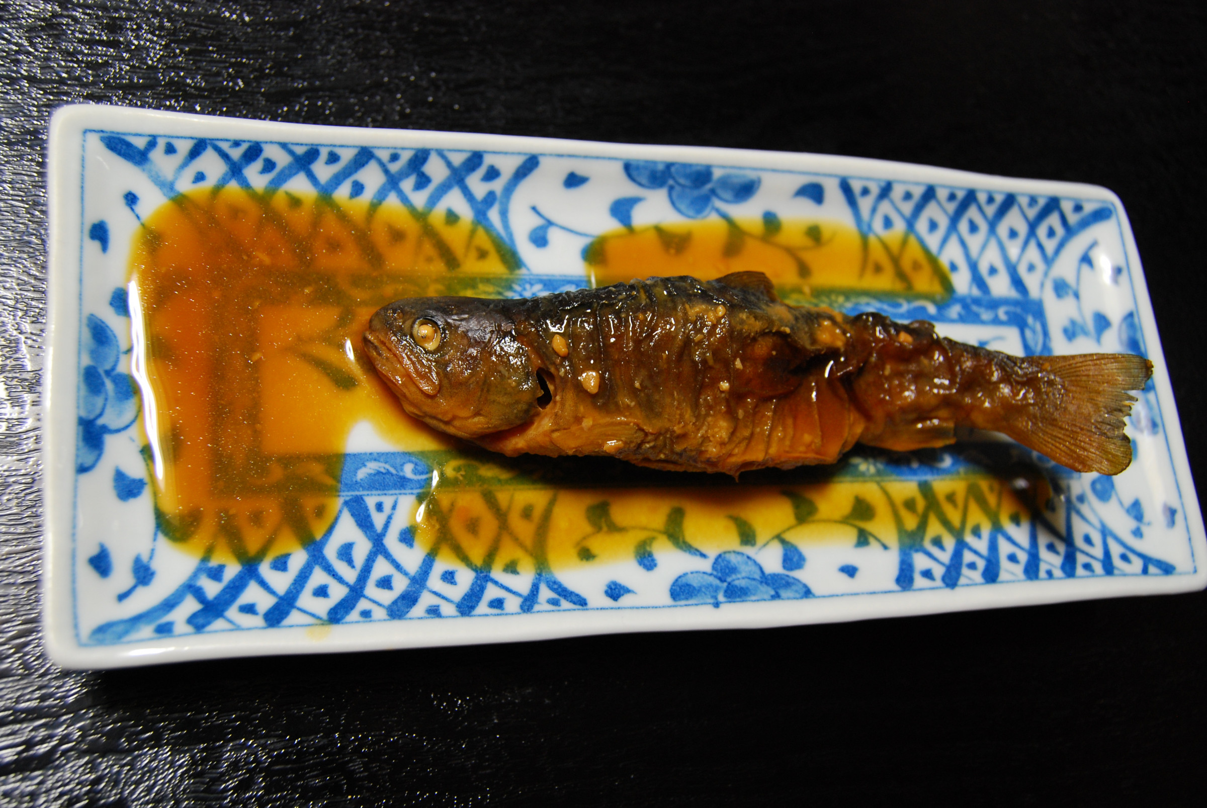 岩魚の味噌煮は、柔らかくて美味しい！