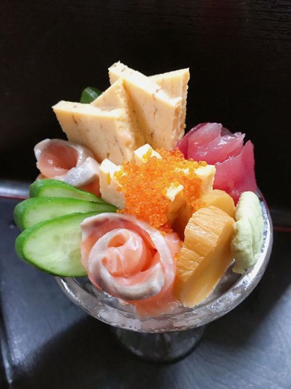 お寿司パフェ