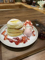 【2月～】いちごパンケーキ