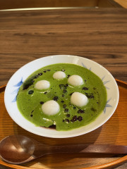 抹茶白玉ぜんざい