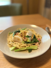 かぶと柚子の和風パスタ