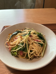 青菜のペペロンチーノ