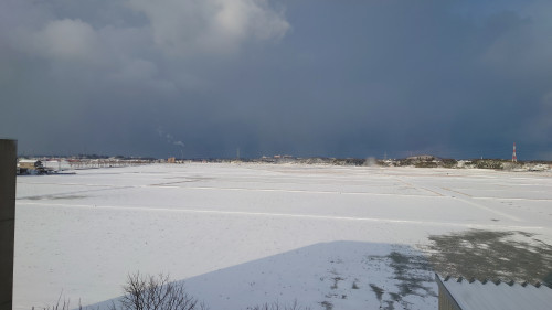 あわら温泉の雪