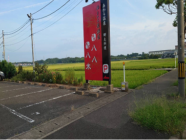 田んぼの中の絶景スポット（272ロード88）