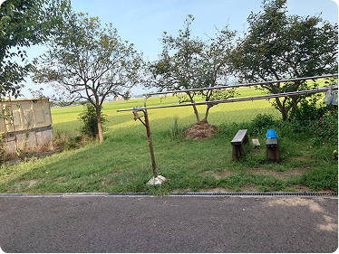敷地内バーベキュー場